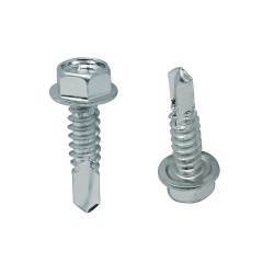 Tornillo hexagonal punta broca 1/4" x 1" 100 piezas Celta Tornillos