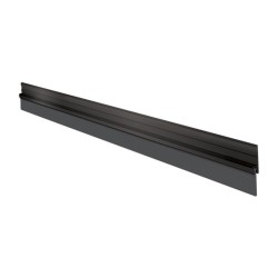 Sellapuertas fijo aluminio negro 1 m Herralum