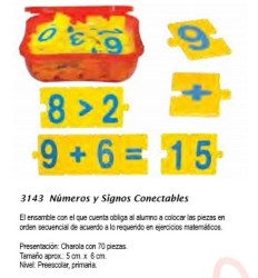 Números y Signos Conectables 3143