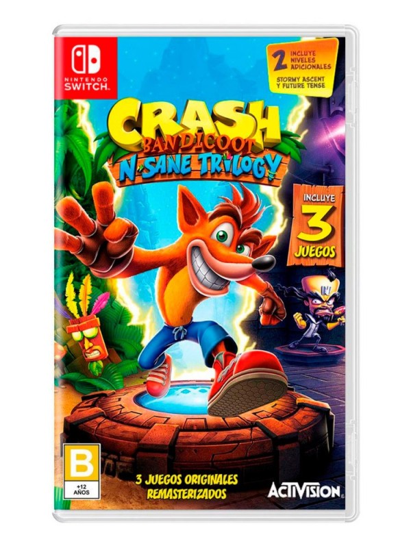 CRASH BANDICOOT NSANE TRILOGY SWITCH