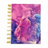 LIBRETA DE DISCOS VIOLETA-AZUL