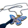Collar largo Mariposa hecho a mano pieza única mexican boho