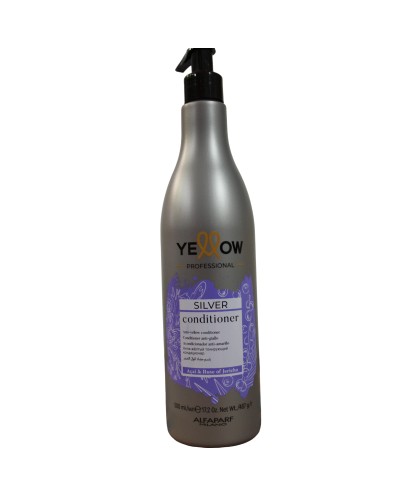Silver Acondicionador anti amarillo para rubios fríos y canas 500ml - Yellow