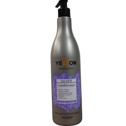 Silver Acondicionador anti amarillo para rubios fríos y canas 500ml - Yellow