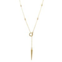 Collar cruzado con Spike