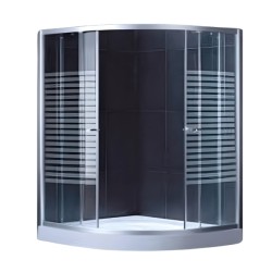 Cancel Curvo con Base 90x90x185cm KC9010B