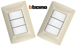PLACA QUINZIÑO MX MARFIL 3 V + 3 APAGADORES SENCILLO QUINZIÑO MX BLANCO