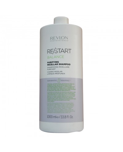 Restart balance purifying shampoo Ayuda a equilibrar el cuero cabelludo 1L- Revlon