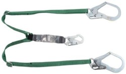 linea de vida msa cabsorbedor de energia serie v estandar ajustable de dos piernas 1.8 m (6 ft) ganchos de seguridad grandes 36