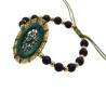 Pulsera con atrapasueños tejido a mano