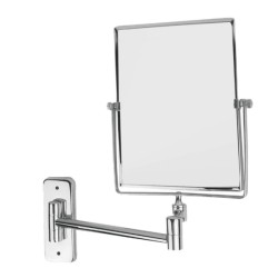 Espejo Facial Rectangular Cromo Metalflu 60040