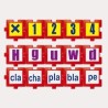 Tablero didáctico Multiplicaciones y Letras parte 1