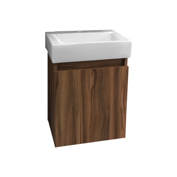 Gabinete con lavabo Suspendido Colima Olivo de 40.5 cm