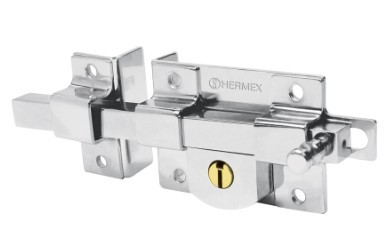 CERRADURA DE BARRA HERMEX CROMO IZQUIERD (43518) CB-45I 800-IL