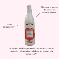 Color care shampoo preserva la coloración contra la oxidación 500ml - Yellow