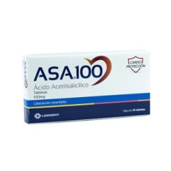 ASA 100 MG TAB C/30