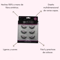 Pestañas 3D Kit Michelle-By Apple