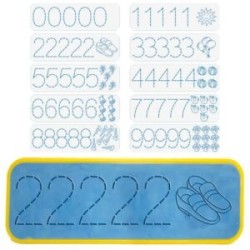 SELLOS LECTO NUMEROS C/10 PZAS