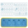 SELLOS LECTO FIGURAS GEOMETRICAS C/10 PZAS