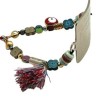 Pulsera de placa ajustable con decreto color plata (cuadrado)