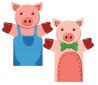TITERES DE MANO LOS 3 COCHINITOS
