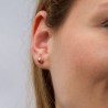 Aretes bola de chapa