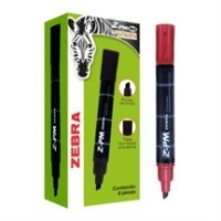 Marcador Permanente Zebra Z-PM Bold Punta 0.