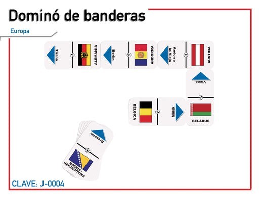 Dominó Banderas de Europa