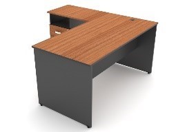ESCRITORIO LOGAN CON LATERAL (PEDESTAL) (DER./IZQ.)